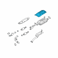 OEM 2009 Kia Borrego Protector-Heat Center Diagram - 287922J000