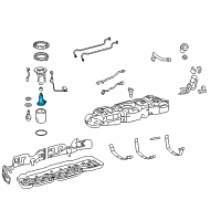 OEM 2020 Toyota Sequoia Fuel Pump Diagram - 23220-0S011