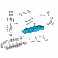 OEM Toyota Tundra Fuel Tank Assembly Diagram - 77001-0C120