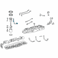 OEM 2020 Toyota Tundra Gage Assembly, Fuel Send Diagram - 83320-0C050