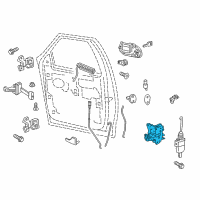 OEM 2008 Lincoln Navigator Latch Diagram - 6L1Z-1621813-B