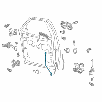 OEM 2014 Lincoln Navigator Lock Rod Diagram - 2L1Z-7821852-AAE