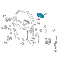 OEM Ford Expedition Handle, Outside Diagram - BL7Z-7822404-AAPTM
