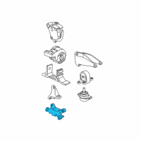 OEM 2004 Saturn Vue Transmission Mount Bracket Diagram - 22726738