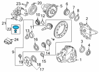 OEM 2020 Ford Expedition Axle Seal Diagram - JL1Z-9F598-A