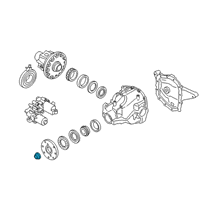 OEM 2019 Ford F-150 Outer Pinion Bearing Diagram - BL3Z-4621-A