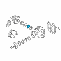 OEM 2019 Ford Expedition Differential Assembly Diagram - JL1Z-4026-A