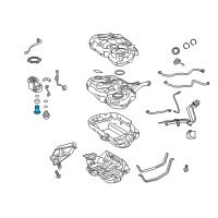 OEM Lexus CT200h Fuel Pump Assembly W/Filter Diagram - 23220-47011