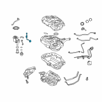 OEM 2013 Lexus CT200h Gage Assy, Fuel Sender Diagram - 83320-47080