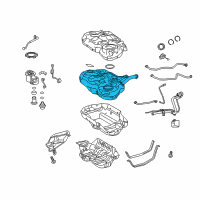 OEM 2012 Toyota Prius Plug-In Fuel Tank Diagram - 77001-47210