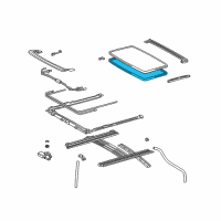 OEM 2003 Toyota Avalon Weatherstrip Diagram - 63251-AC010