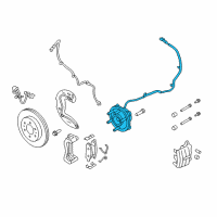 OEM 2013 Ford F-150 Front Hub Diagram - CL3Z-1104-N