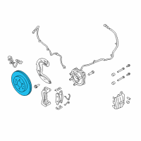 OEM 2011 Ford F-150 Rotor Diagram - CL3Z-1125-C