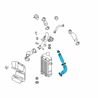 OEM 2019 Hyundai Santa Fe Hose-INTERCOOLER Outlet (A) Diagram - 28286-2GTA1