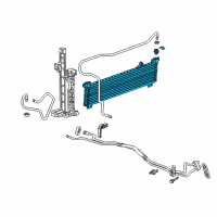 OEM 2013 Cadillac ATS Oil Cooler Diagram - 22891982