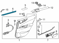 OEM Lexus NX450h+ WEATHERSTRIP, RR DOO Diagram - 68173-78020