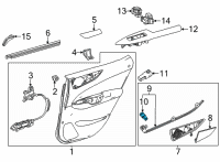 OEM Lexus NX450h+ LAMP ASSY, INTERIOR Diagram - 81080-78030