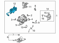 OEM 2020 Hyundai Sonata Junction Block Assembly Diagram - 91958-L5000