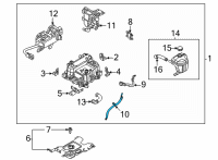 OEM 2022 Hyundai Sonata Battery Cables Diagram - 91661L5000