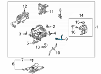 OEM 2021 Hyundai Sonata Battery Cables Diagram - 91660L5000