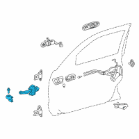 OEM Toyota Land Cruiser Door Check Diagram - 68610-60051