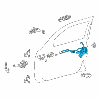 OEM 1999 Toyota Land Cruiser Lock Assembly Diagram - 69040-60081