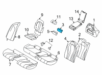 OEM 2022 BMW 840i xDrive Gran Coupe FOAM INSERT, ARMREST, CENTER Diagram - 52-20-7-444-773