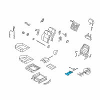 OEM 2008 Saturn Astra Heater, Front Seat Cushion Diagram - 13114989