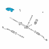 OEM Hyundai Elantra Heat Protector Assembly-Power STEE Diagram - 57280-A5000