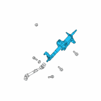 OEM Kia Sportage Column Assembly-Steering Diagram - 563101F200