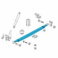 OEM GMC Leaf Spring Diagram - 23401107