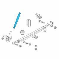 OEM 2018 Chevrolet Silverado 2500 HD Shock Diagram - 22990473