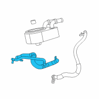 OEM 2009 Dodge Avenger Hose-Radiator Outlet Diagram - 5058621AH