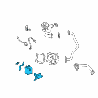 OEM 1997 Toyota Camry Vapor Canister Diagram - 77740-33081