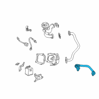 OEM 2002 Toyota Solara EGR Pipe Diagram - 25611-0A020