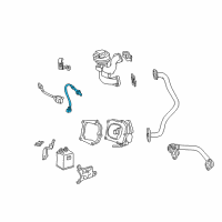 OEM 1999 Toyota Camry Oxygen Sensor Diagram - 89465-06100