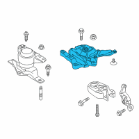 OEM 2014 Ford C-Max Upper Transmission Mount Diagram - FV6Z-6068-D