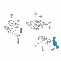 OEM 2018 Ford C-Max Mount Bracket Diagram - FV6Z-6E042-A