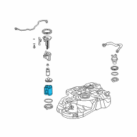 OEM 2005 Lexus RX330 Support, Fuel Suction Diagram - 77174-0E010