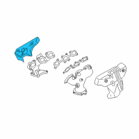 OEM 2007 Nissan Quest Cover-Exhaust Manifold Diagram - 16590-7Y000