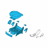 OEM Kia Optima Cushion Assembly-Front Seat Diagram - 881032GJI0AH2