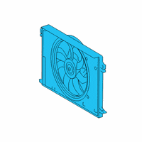 OEM 2022 Toyota Venza Fan Module Diagram - 16360-F0060