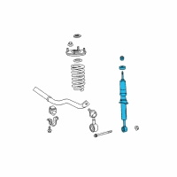 OEM 2015 Toyota Tundra Strut Diagram - 48510-09R30