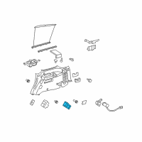 OEM Toyota Sequoia Seat Switch Diagram - 84923-0C010