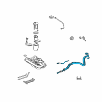 OEM 2008 Toyota Camry Filler Neck Diagram - 77201-33261