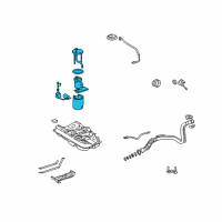 OEM 2010 Toyota Camry Fuel Pump Diagram - 77020-06230