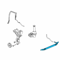 OEM 2005 Chevrolet SSR Cooler Asm-P/S Fluid Diagram - 10388807