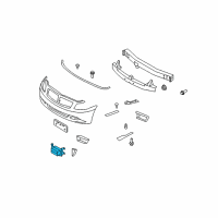 OEM 2008 Infiniti G35 Distance Sensor Assembly Diagram - 28437-1NA4A