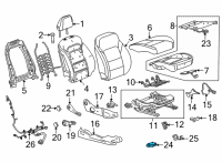 OEM 2022 Chevrolet Bolt EUV Heater Control Diagram - 84958443