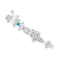 OEM 1999 Chevrolet Tracker Front Wheel Bearing Diagram - 30020618